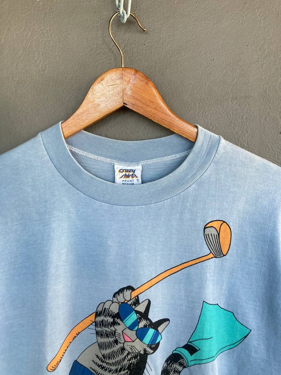 Vintage Vintage 90’s Crazy Shirt Hawaii Kliban Cat Size US M / EU 48-50 / 2 - 3 Thumbnail