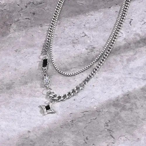 Handmade × Jewelry × Vintage Black Star Charm Choker Necklaces Size ONE SIZE - 3 Thumbnail