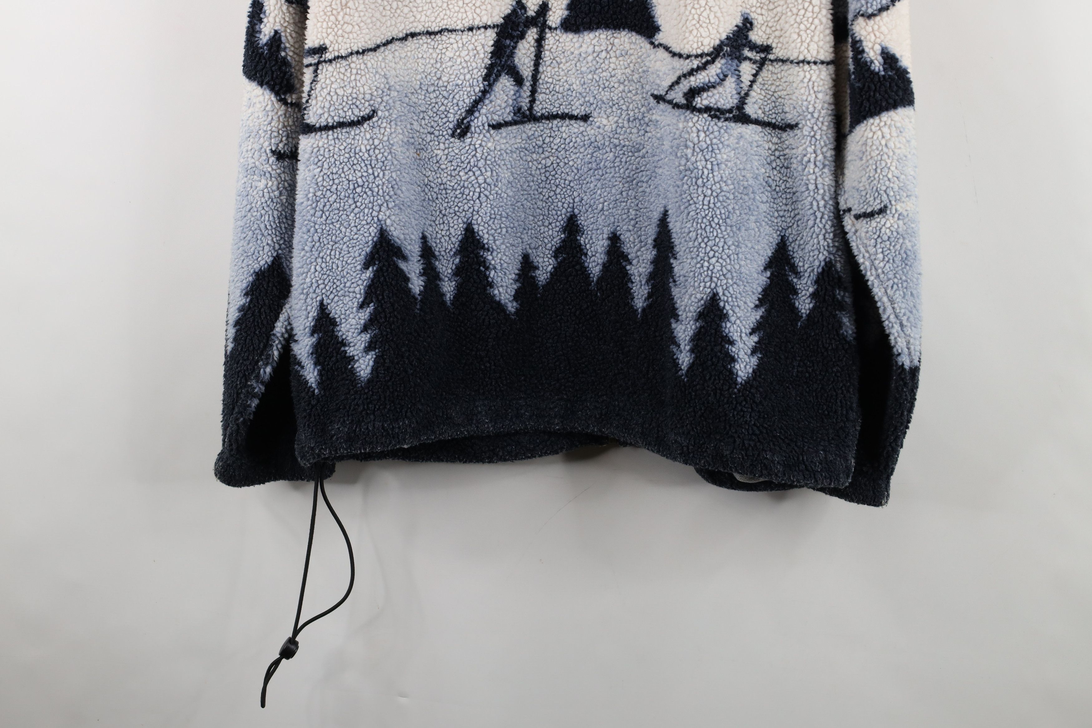 Vintage Vintage 90s Streetwear Ski All Over Print Fleece Jacket Size M / US 6-8 / IT 42-44 - 14 Thumbnail