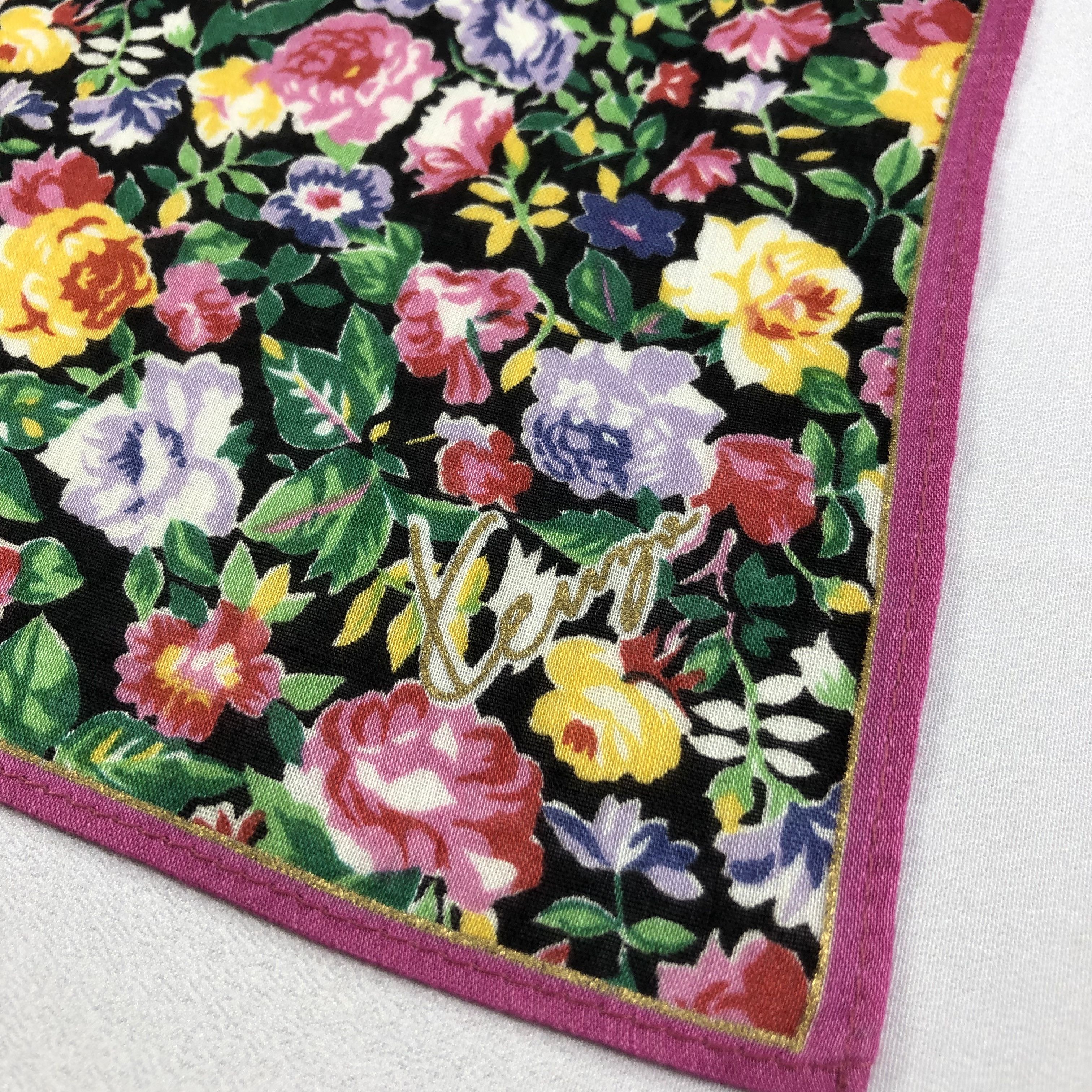 Kenzo Kenzo Floral Handkerchief Neckerchief Bandana H1821 Size ONE SIZE - 4 Thumbnail