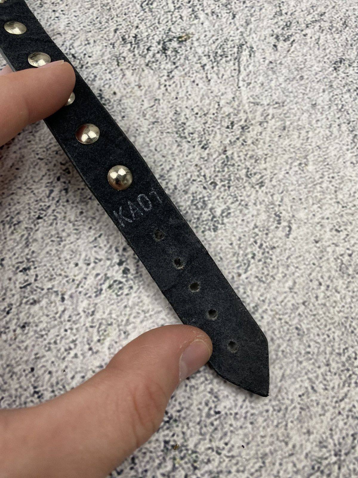 Vintage Punk Goth Spike Bracelet Leather Studded Cuff Alternative Size ONE SIZE - 14 Thumbnail