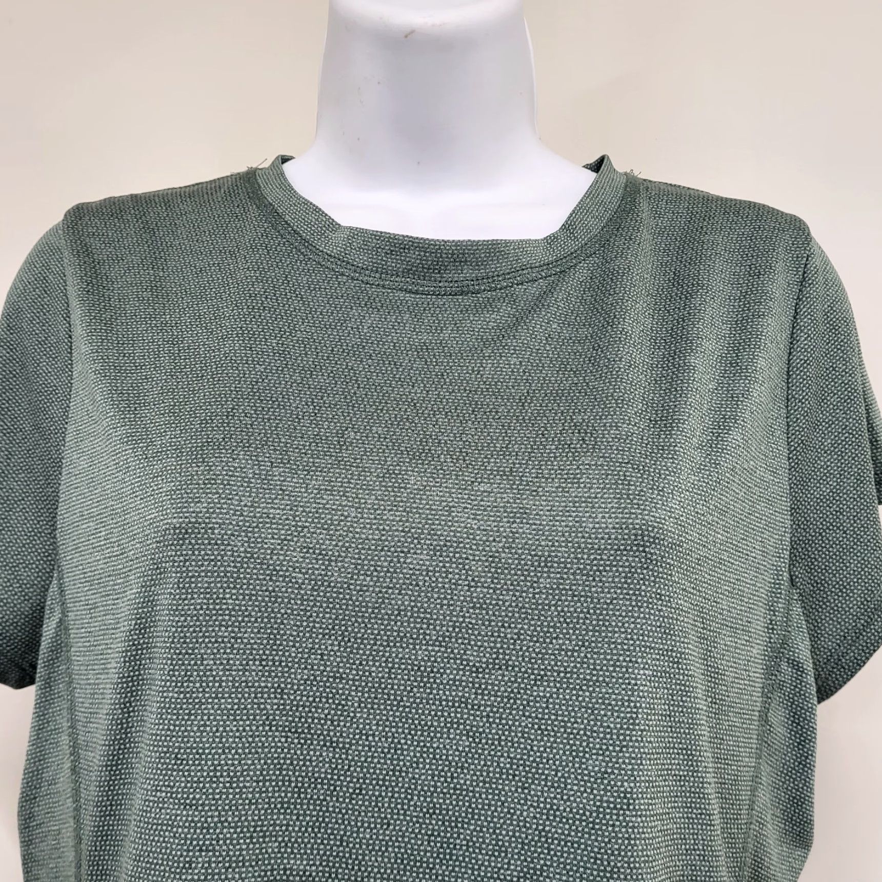Vintage The American Outdoorsman Shirt Women L Sage Green Short Sleeve Casual Knit Polyester Basic Summer Outdoor Size L / US 10 / IT 46 - 7 Thumbnail