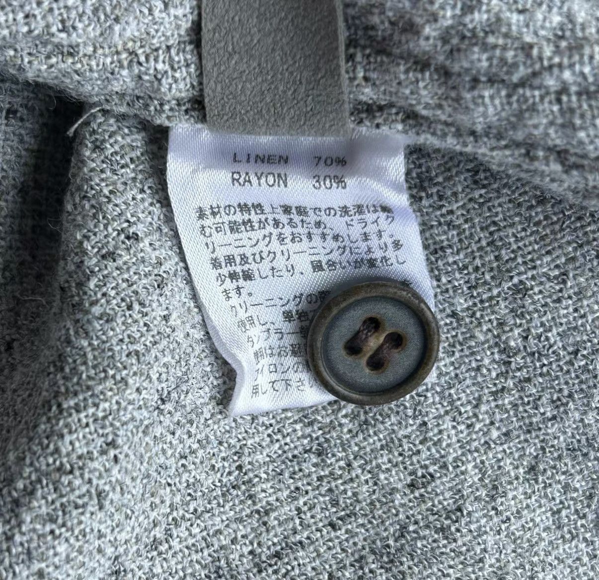 Yohji Yamamoto Yuta Matsuoka Multi-Button Linen Shirt K4 Size US S / EU 44-46 / 1 - 9 Thumbnail