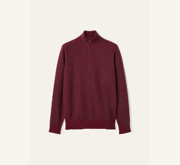 Loro Piana o1w1db10724 Mezzocollo Sweater in Red Size US S / EU 44-46 / 1 - 1 Preview