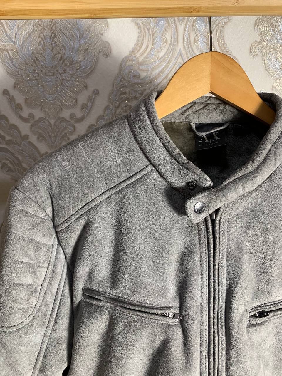 Armani Exchange Vintage Armani Exchange Fur Faux Italian Designer Jacket Y2K Size US L / EU 52-54 / 3 - 3 Thumbnail