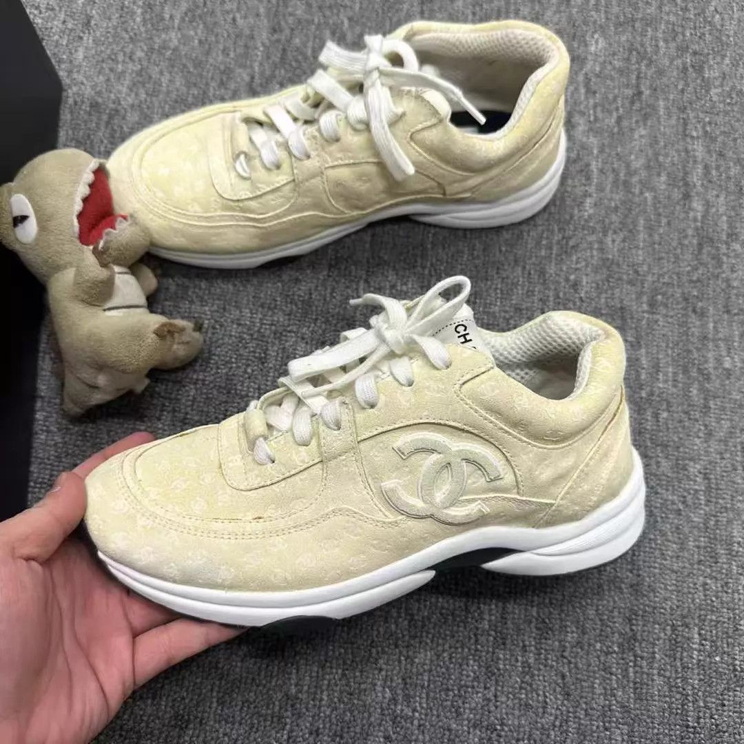 Chanel Chanel 95 New All Over Logo Panda Sneakers Size 39 Size US 8.5 / IT 38.5 - 2 Thumbnail
