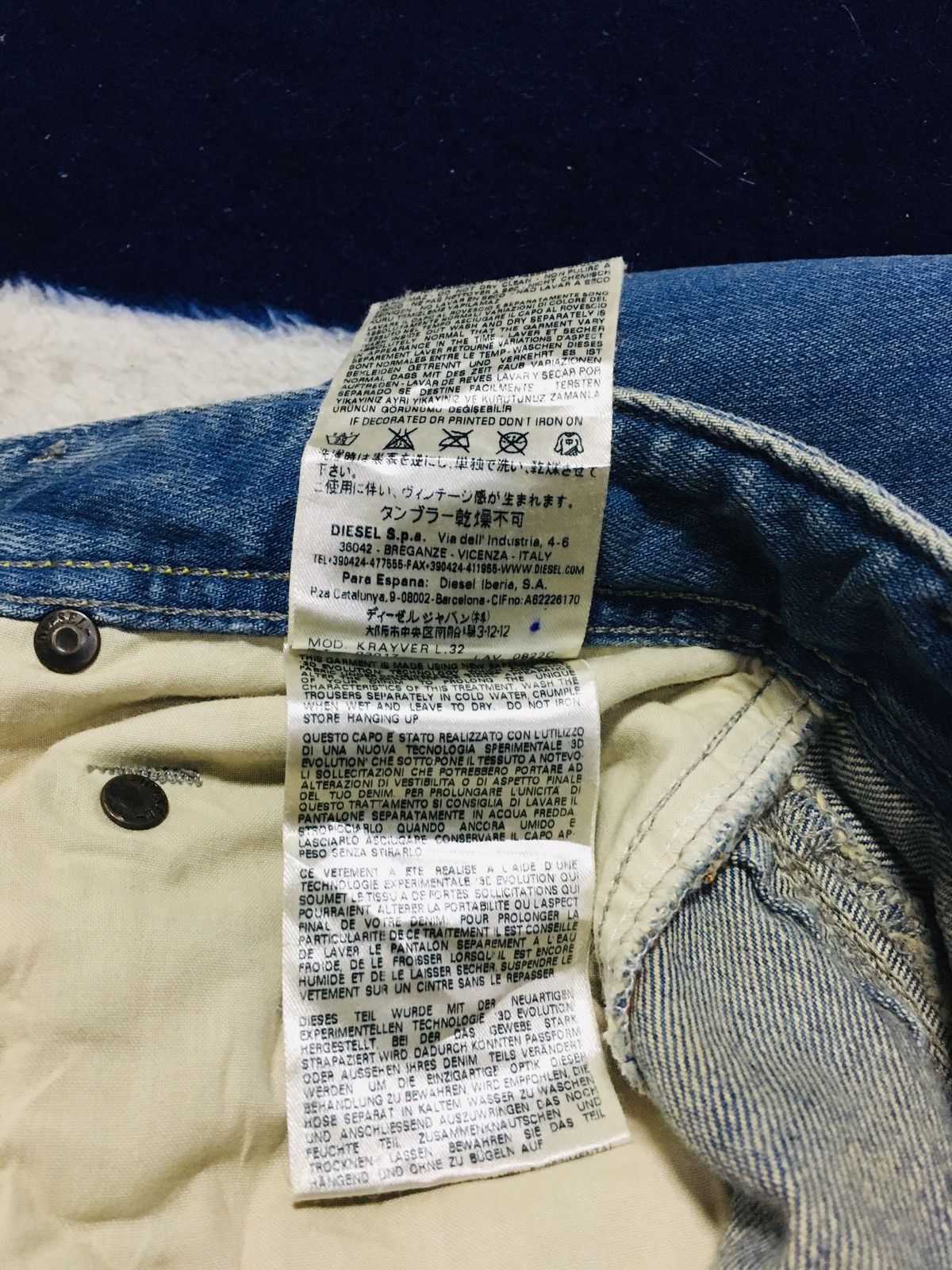 Diesel Diesel Distressed Jeans (16) Size US 37 - 9 Thumbnail