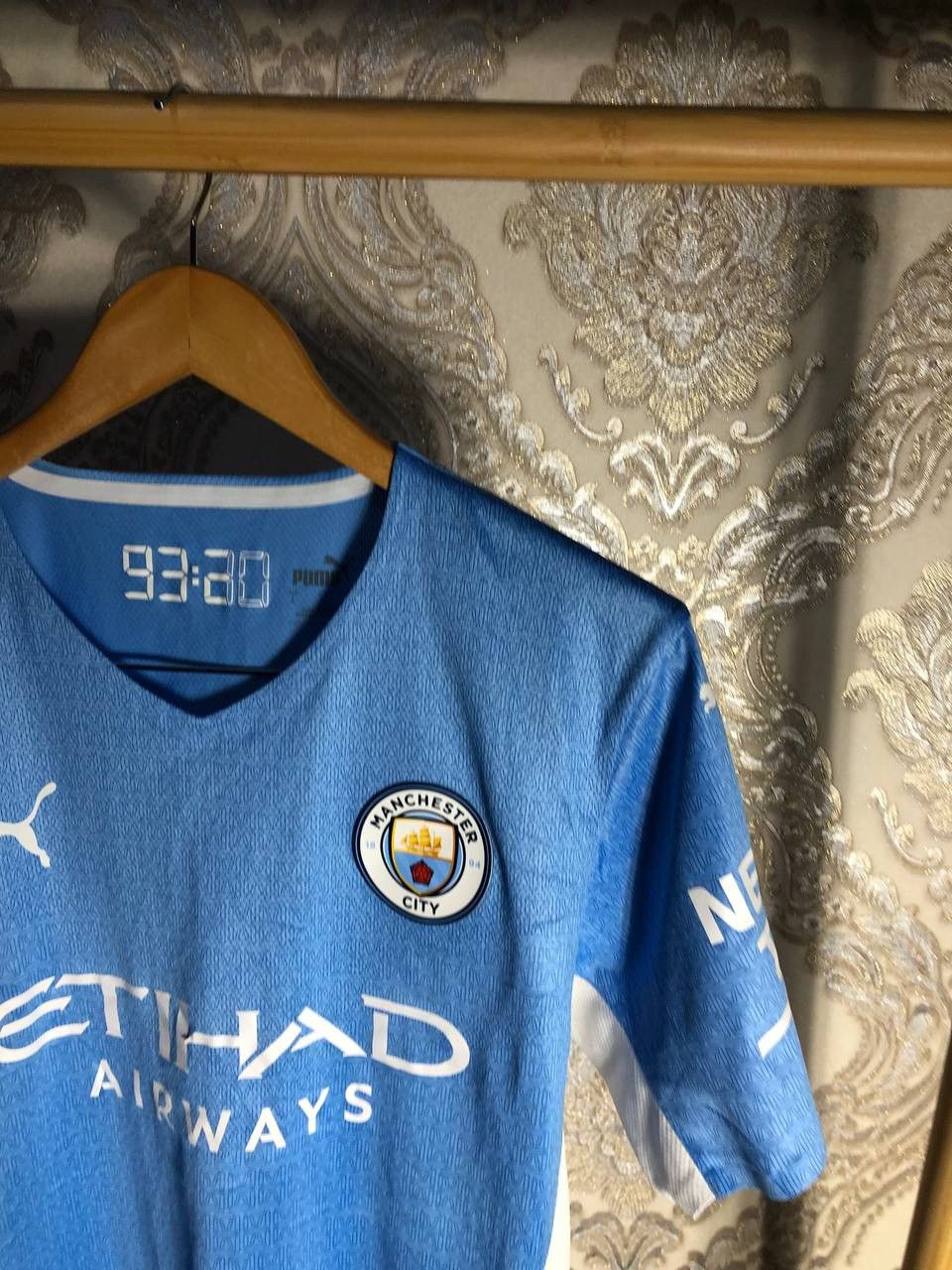 Puma VINTAGE PUMA FC MANCHESTER CITY ENGLAND SOCCER JERSEY RETRO Size US L / EU 52-54 / 3 - 3 Thumbnail