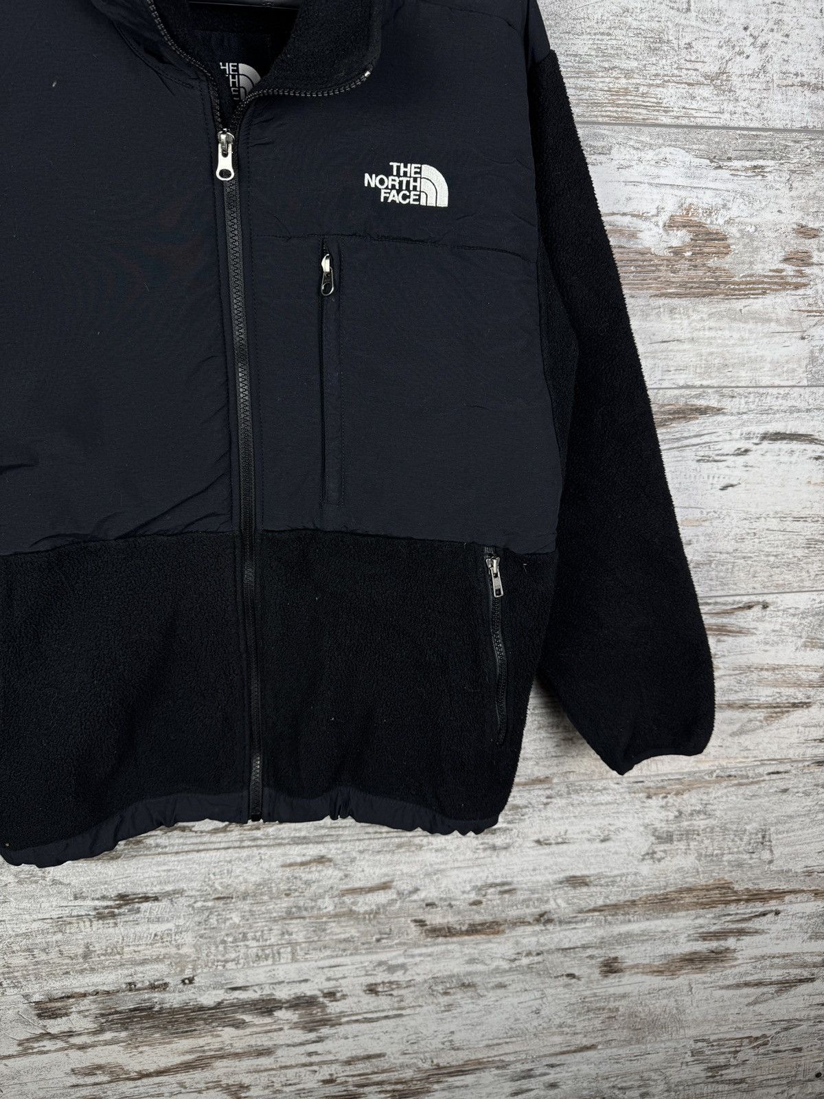 Womens The North Face fleece zip jacket track nylon outdoor