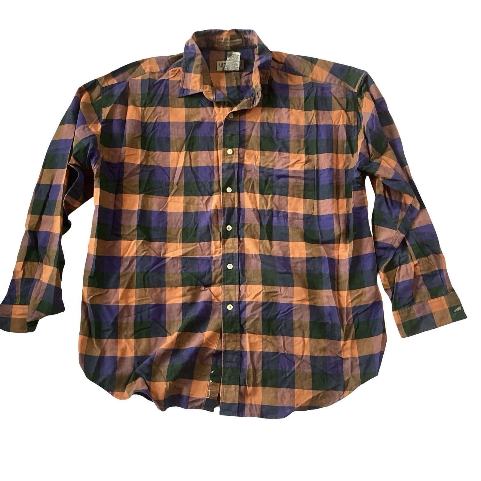Other Sun River Plaid Shirt Size US XL / EU 56 / 4 - 4 Thumbnail