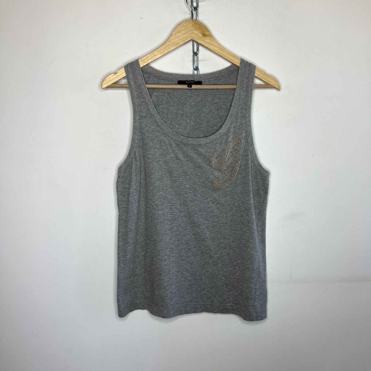 Designer × Gucci VINTAGE GUCCI TANK TOP L SIZE VERY RARE Size L / US 10 / IT 46 - 1 Thumbnail