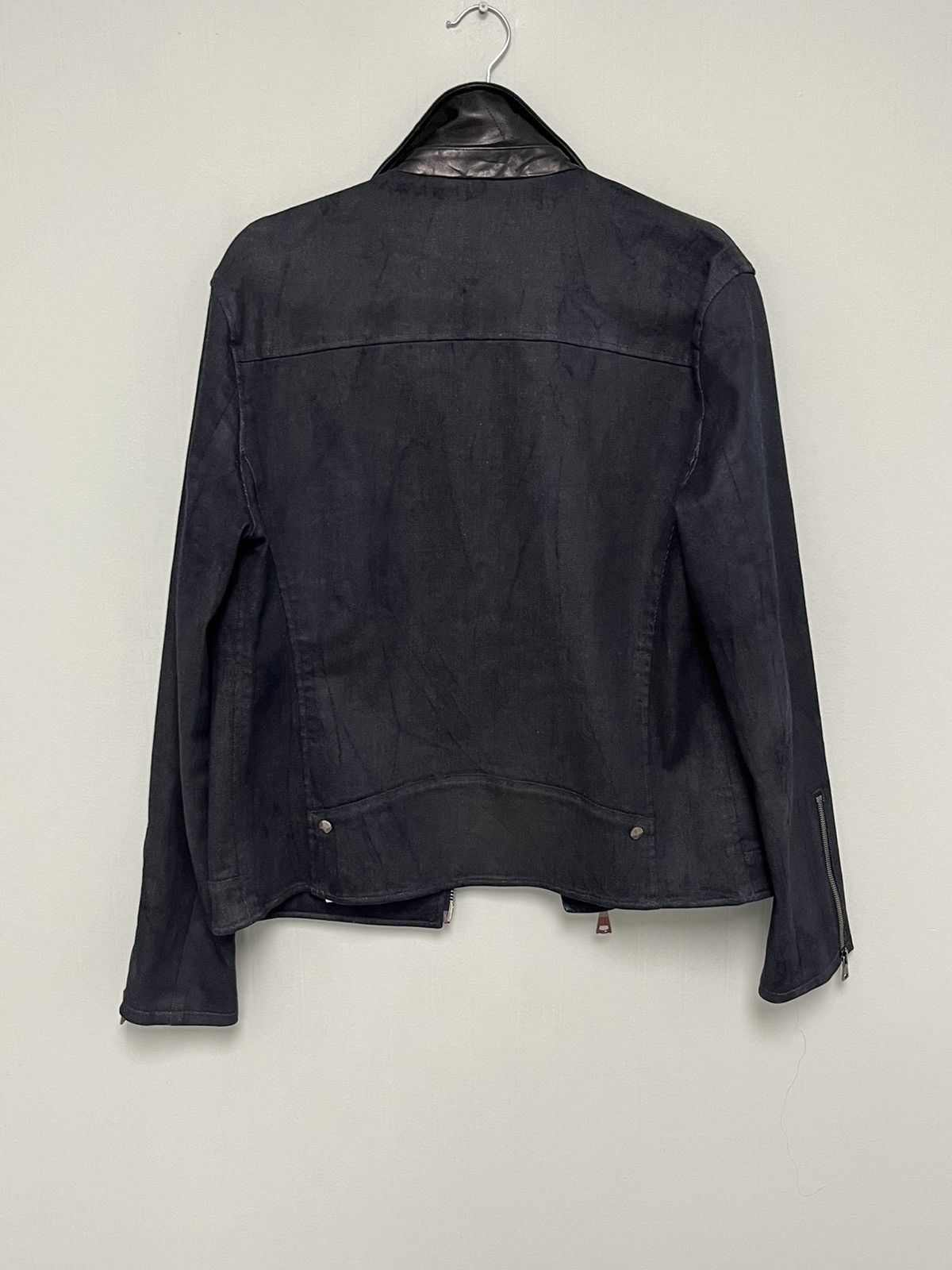 John Varvatos Denim Biker Jacket. 48 Size US M / EU 48-50 / 2 - 6 Thumbnail