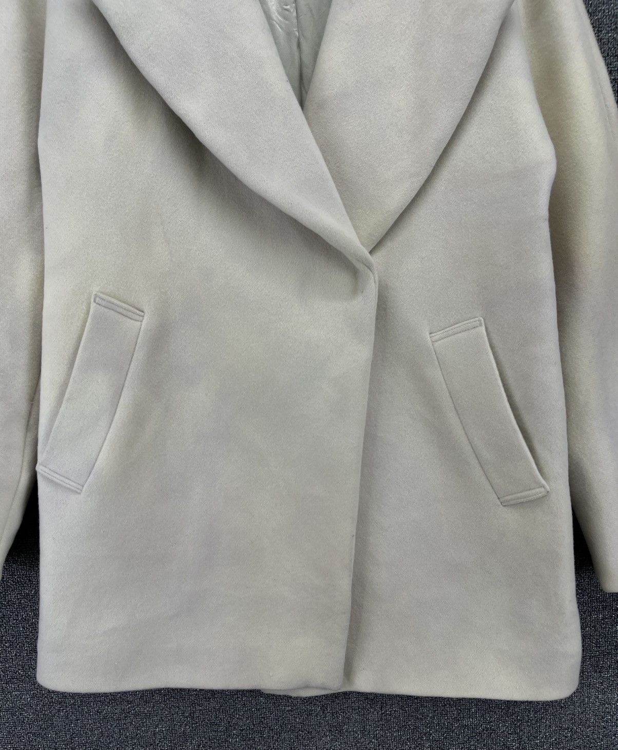 Yohji Yamamoto Vintage Yohji Yamamoto Ined Wool Long Jacket Size S / US 4 / IT 40 - 6 Thumbnail