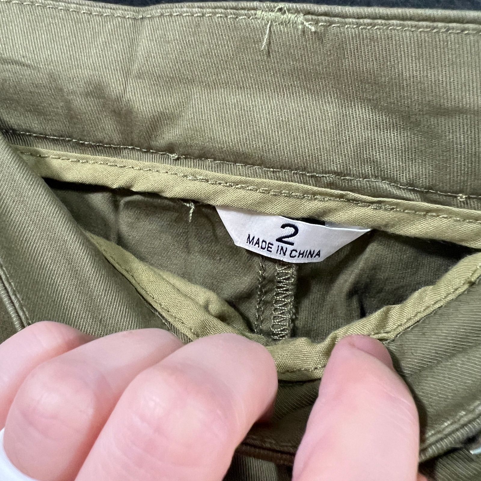 Other Laurie Felt Lightweight Chino Pants Martini Olive, Reg 2 Size 26" / US 2 / IT 38 - 4 Thumbnail