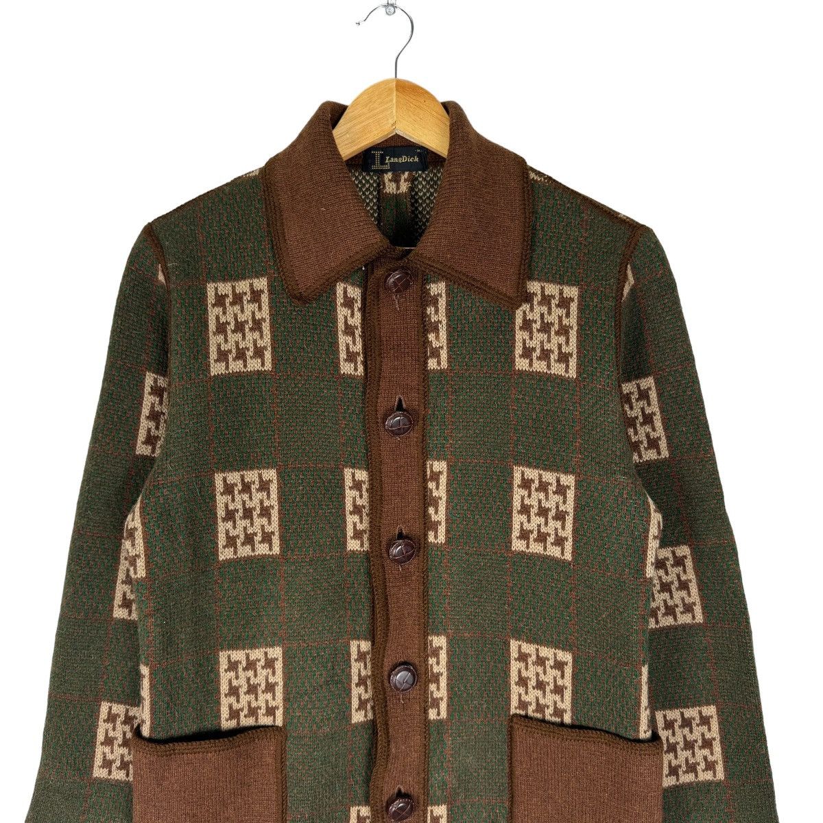 Japanese Brand × Vintage ⚡️70s KOSUGI ART KNITWEAR CARDIGAN SWEATER Size US M / EU 48-50 / 2 - 5 Thumbnail