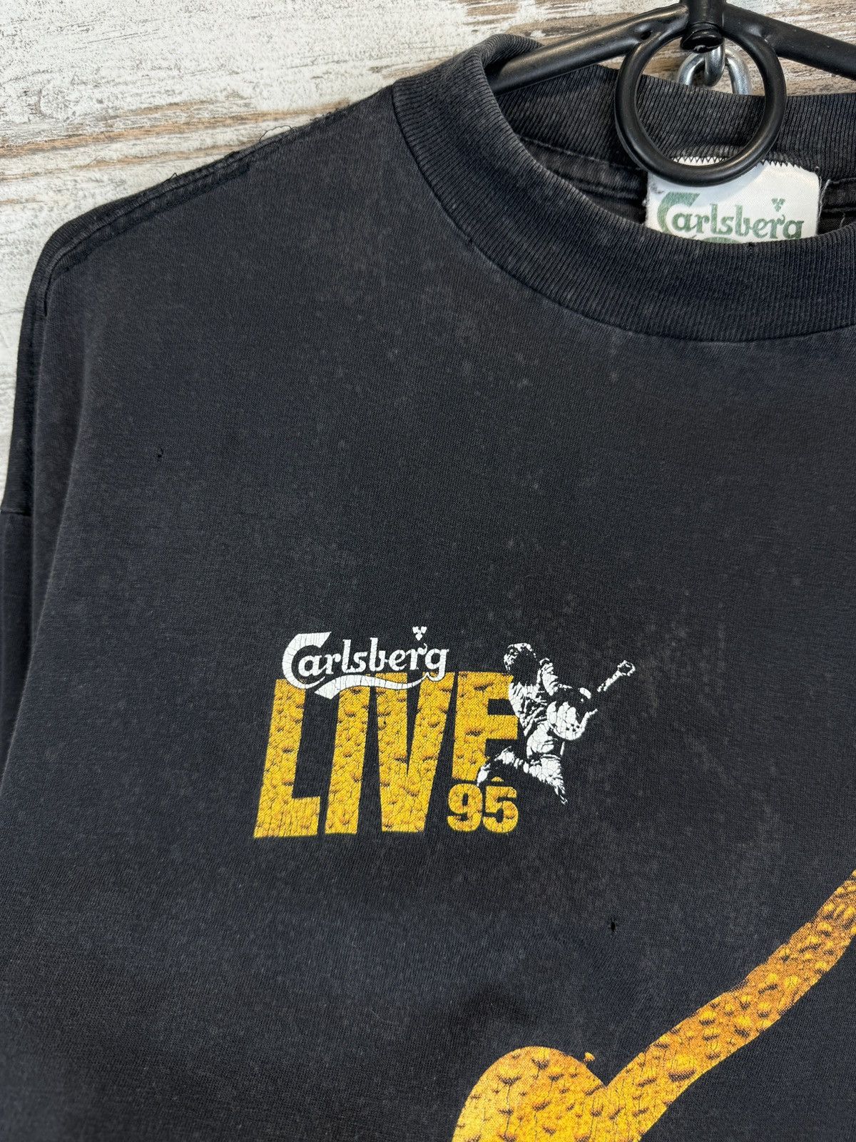 Vintage Mens Vintage Garlsberg T-shirt very rare tee Size US XL / EU 56 / 4 - 7 Thumbnail