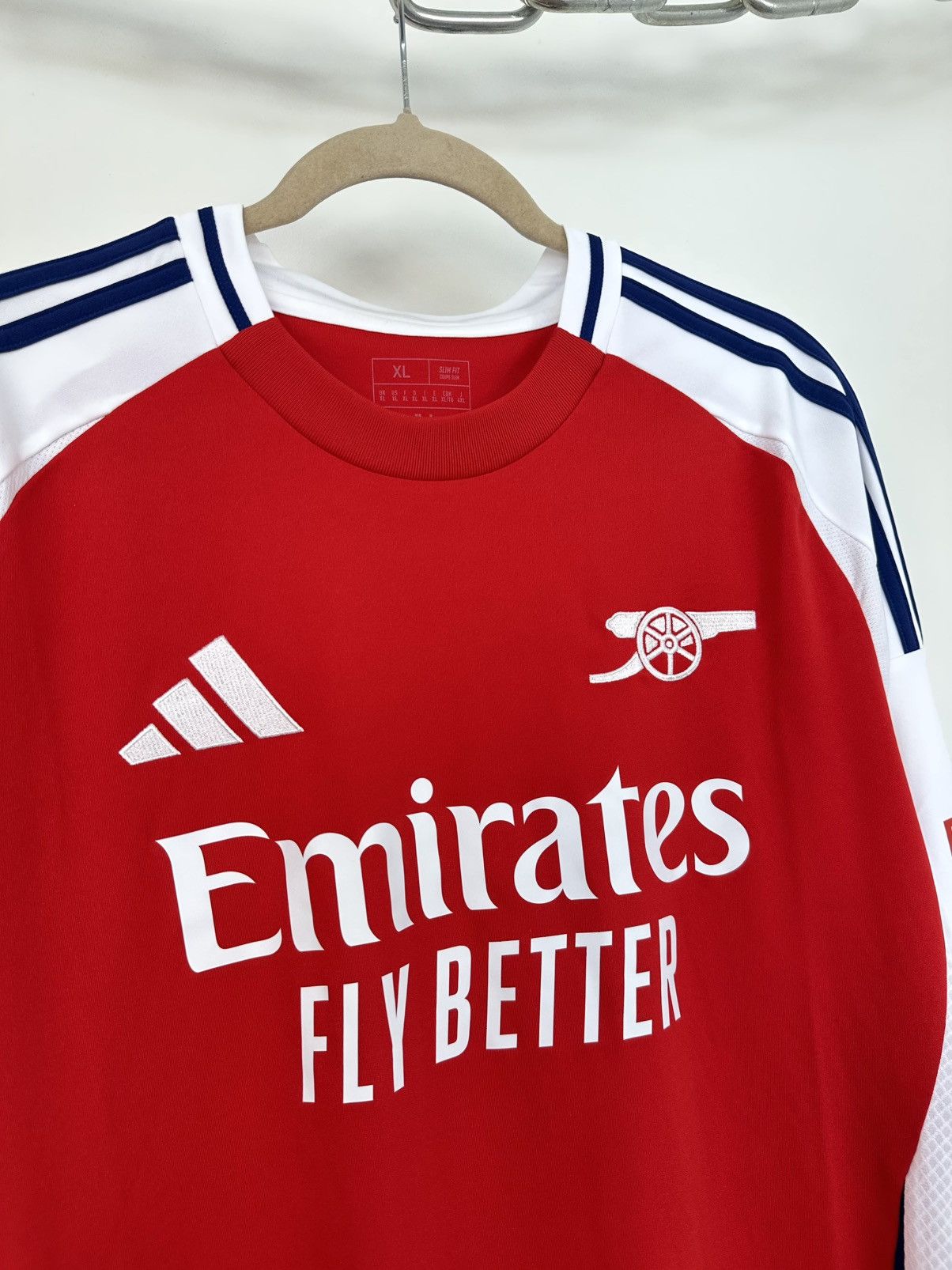 Adidas Adidas FC Arsenal 2024-25 Home Long Sleeve Soccer Jersey Size US XL / EU 56 / 4 - 5 Thumbnail
