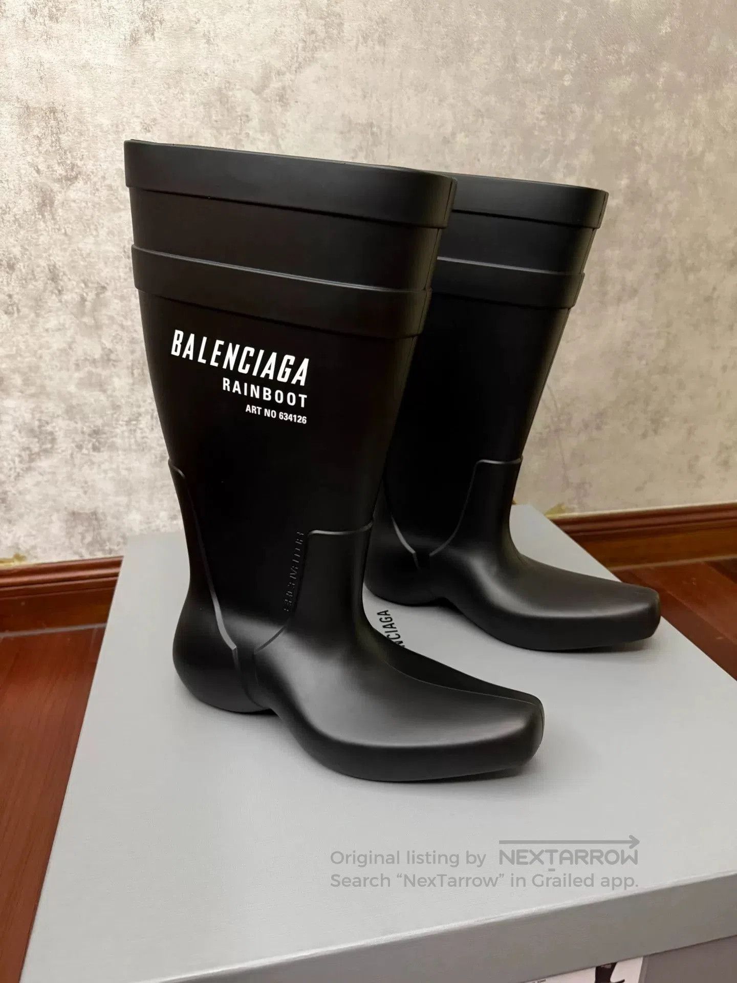 Balenciaga balenciaga rubber high rain boots. Size US 8 / EU 41 - 1 Thumbnail