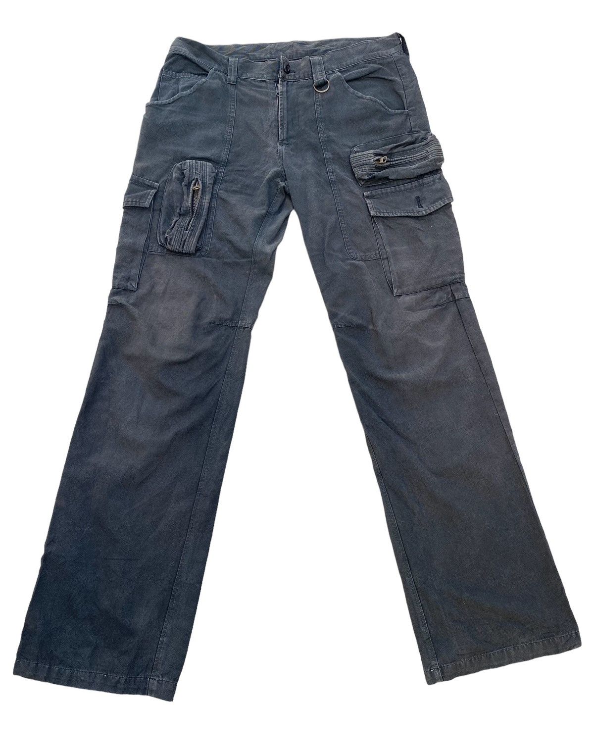 Japanese Brand Vtg 90s 291295 HOMME japan designer 3D cargo pocket pant Size US 30 / EU 46 - 1 Thumbnail