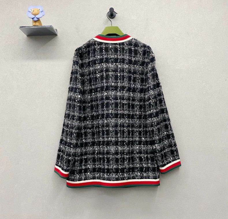 Gucci Gucci Size 38 Black classic three-bar coat 2501-Nextarrow Size US XXS / EU 40 - 2 Thumbnail