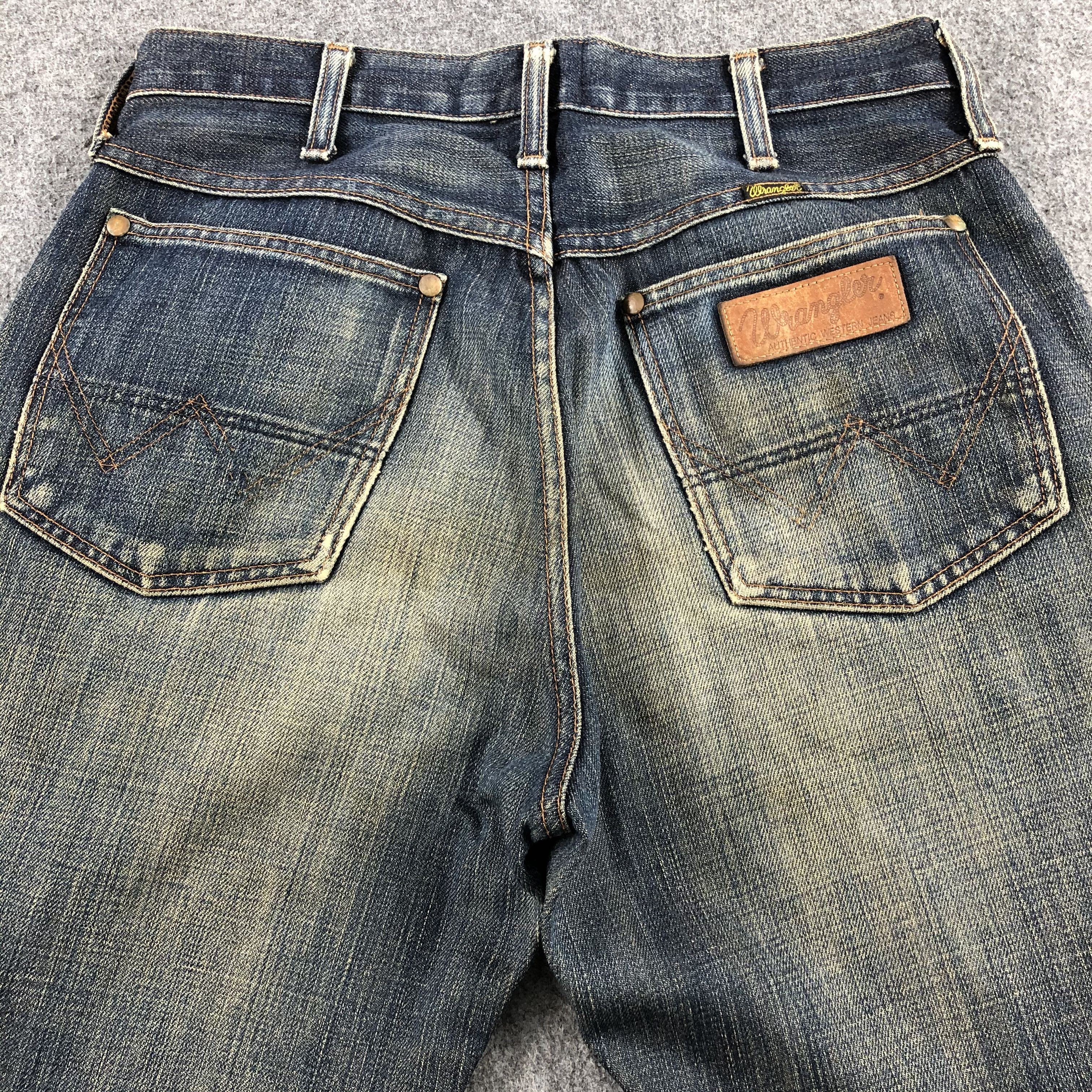 Vintage Vintage Blue Wash Wrangler Jeans-J1747 Size US 30 / EU 46 - 4 Thumbnail