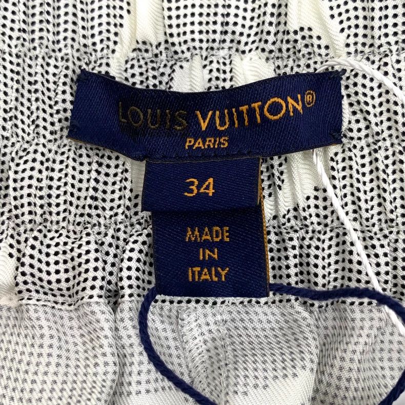 Louis Vuitton Louis Vuitton 23 grey logo print full print mulberry silk Size 33" - 5 Thumbnail
