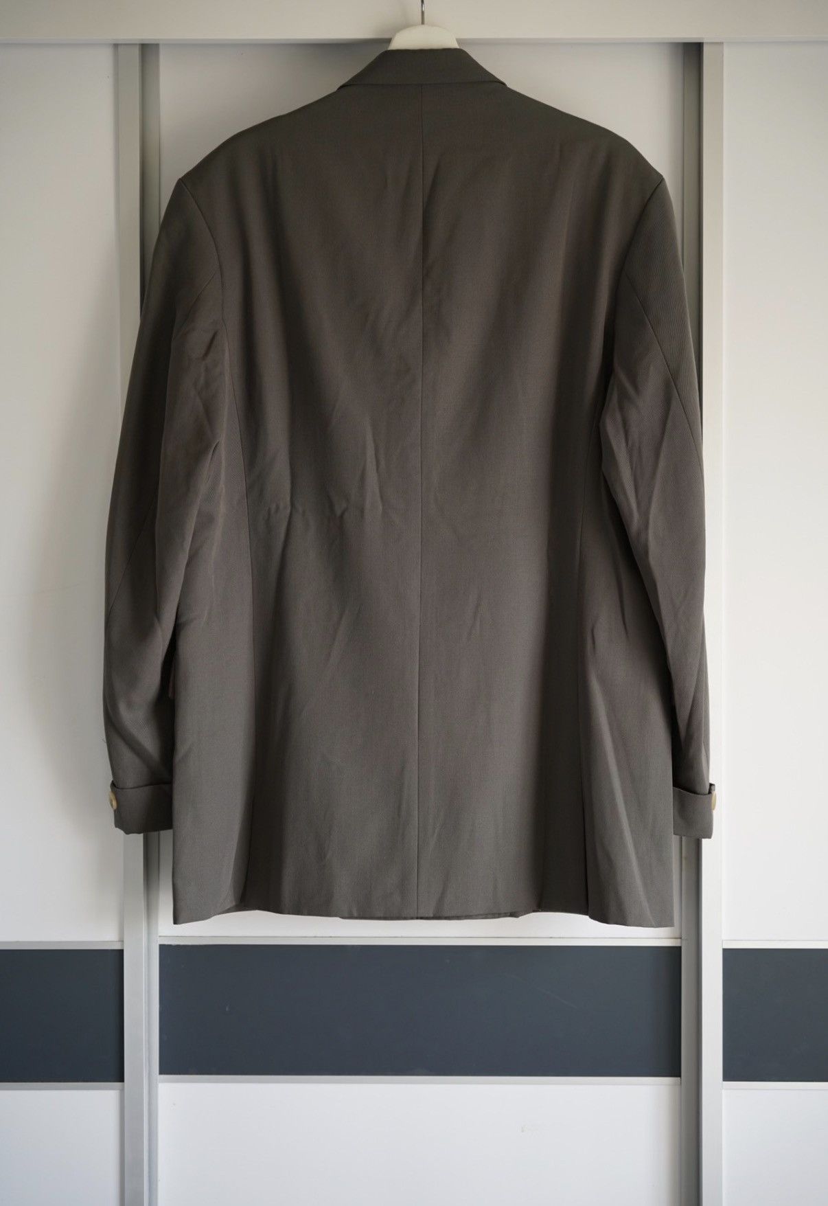 Yohji Yamamoto Yohji Yamamoto 91aw Special Collar Double Breasted Blazer K4 Size US M / EU 48-50 / 2 - 2 Thumbnail