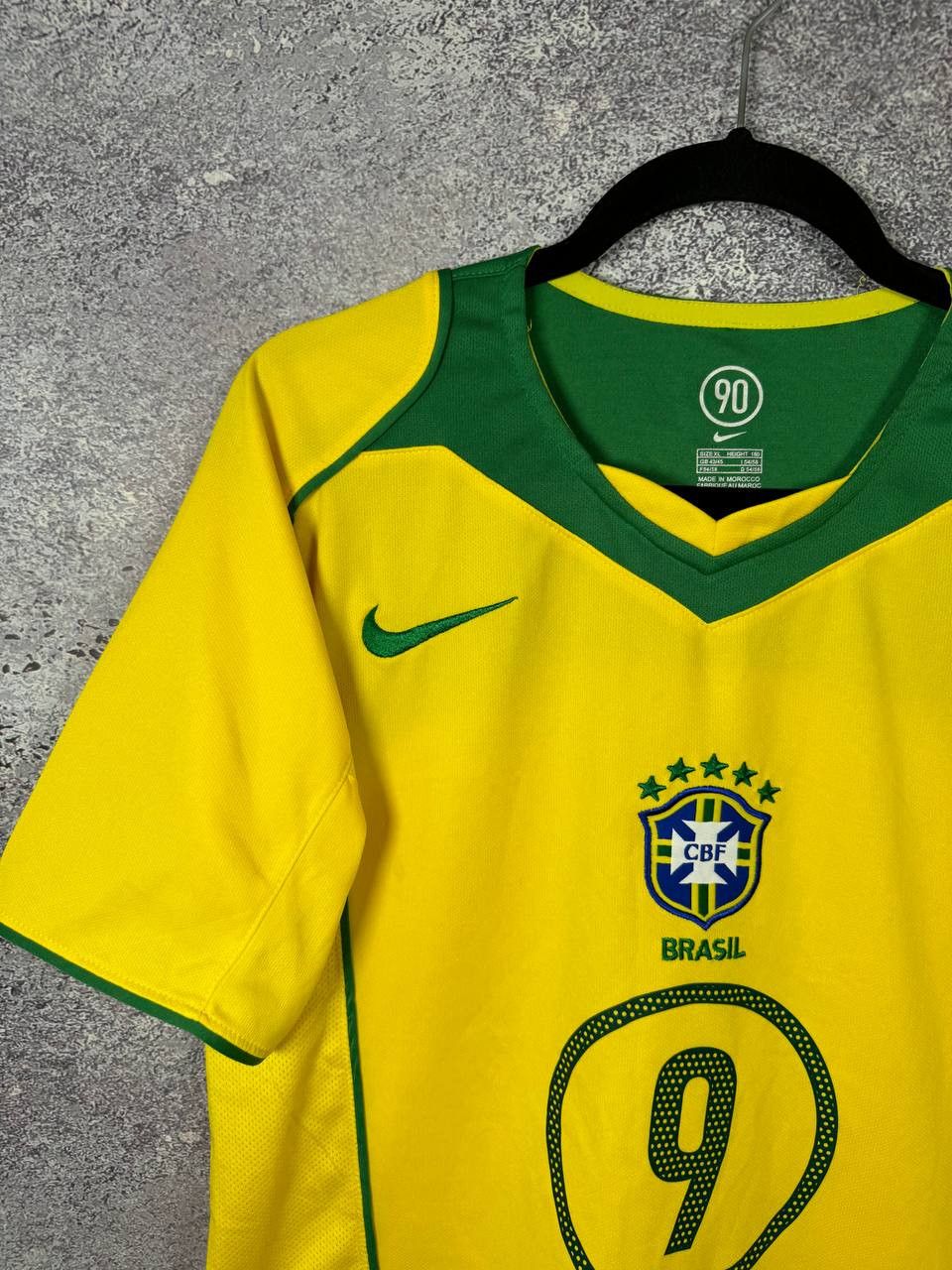 Vintage RONALDO Brazil 2004/06 Nike Fan Soccer Jersey XL Size Size US XL / EU 56 / 4 - 4 Thumbnail