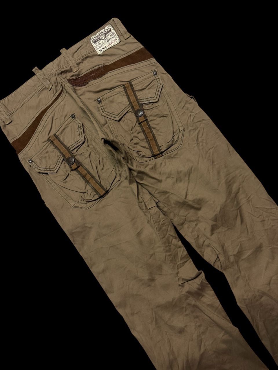 Edwin 💥Rare💥Vintage Edwin 3D Insane Pocket Bushpants Twist Leg Size US 32 / EU 48 - 21 Thumbnail