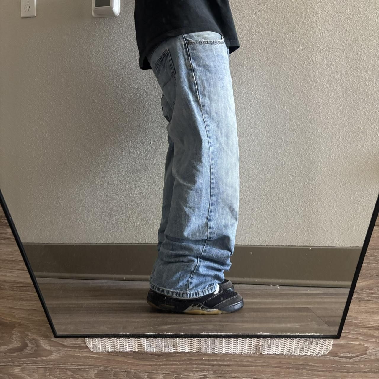 Vintage Crazy Vintage Y2K/2000s Grunge Faded Light Wash Bootcut Denim Jeans! 34x30 Size US 34 / EU 50 - 2 Thumbnail