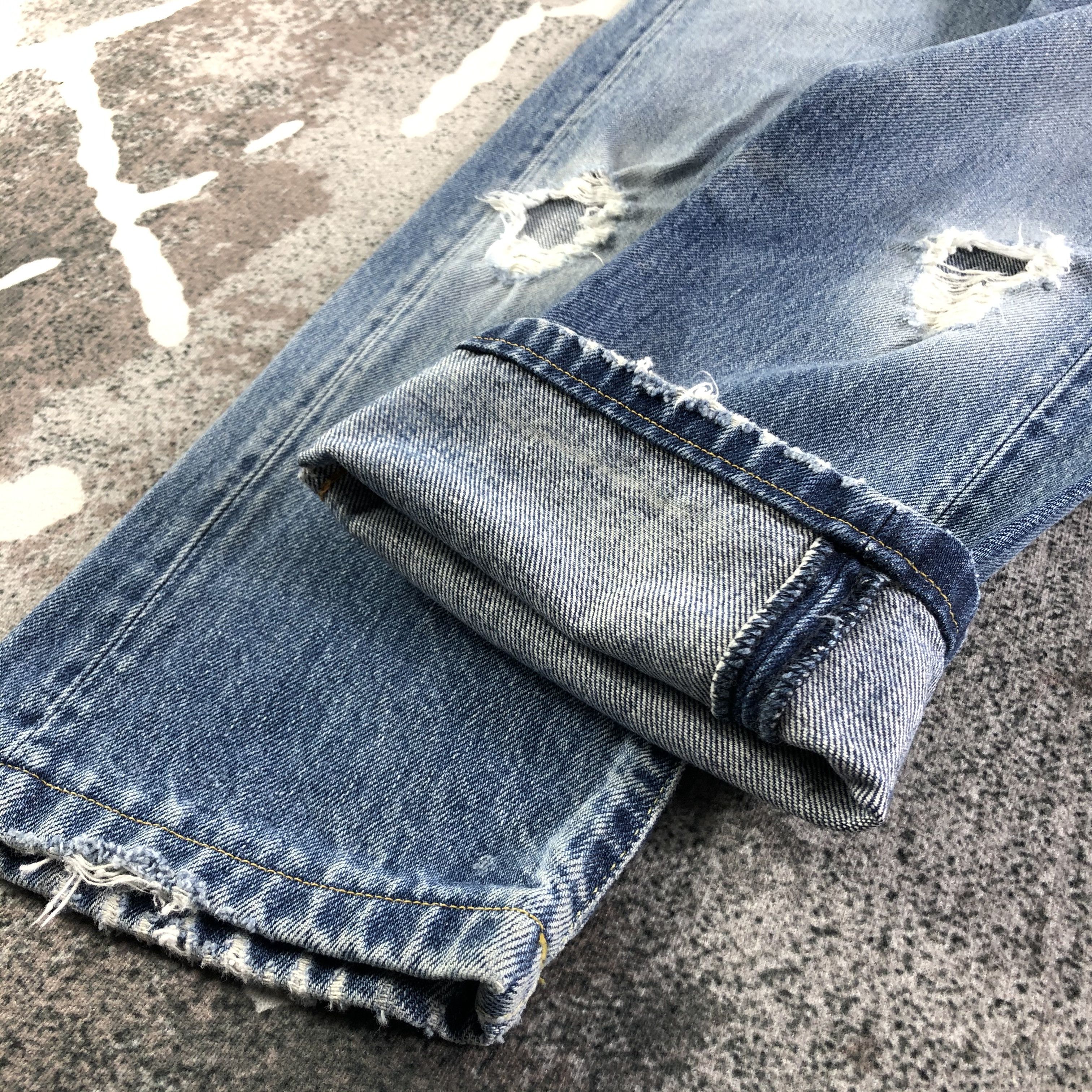 Diesel Vintage Diesel Jeans Distressed Denim KJ2342 Size 25" / US 0 / IT 36 - 7 Thumbnail