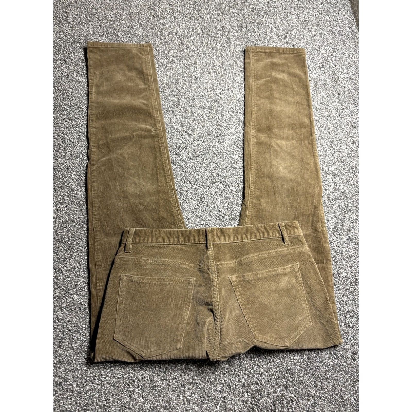 Flint And Tinder Flint and Tinder Corduroy Pants Mens 32x32 Brown Athletic Slim Fit Tapered Casual Size US 32 / EU 48 - 3 Thumbnail