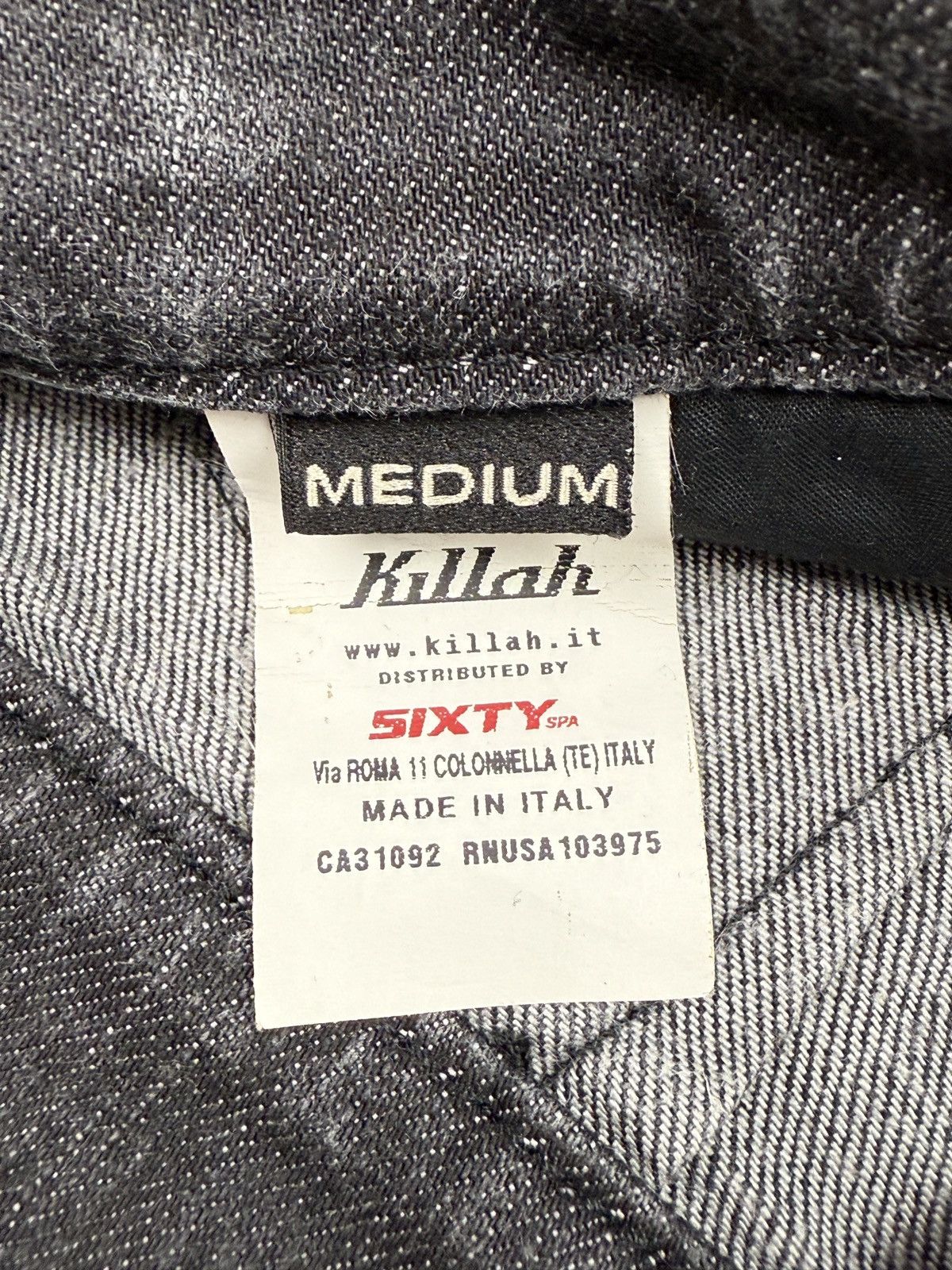 Miss Sixty Y2K Vintage Killah by Miss Sixty Denim Flare Mesh Mini Skirt Size 28" / US 6 / IT 42 - 7 Thumbnail