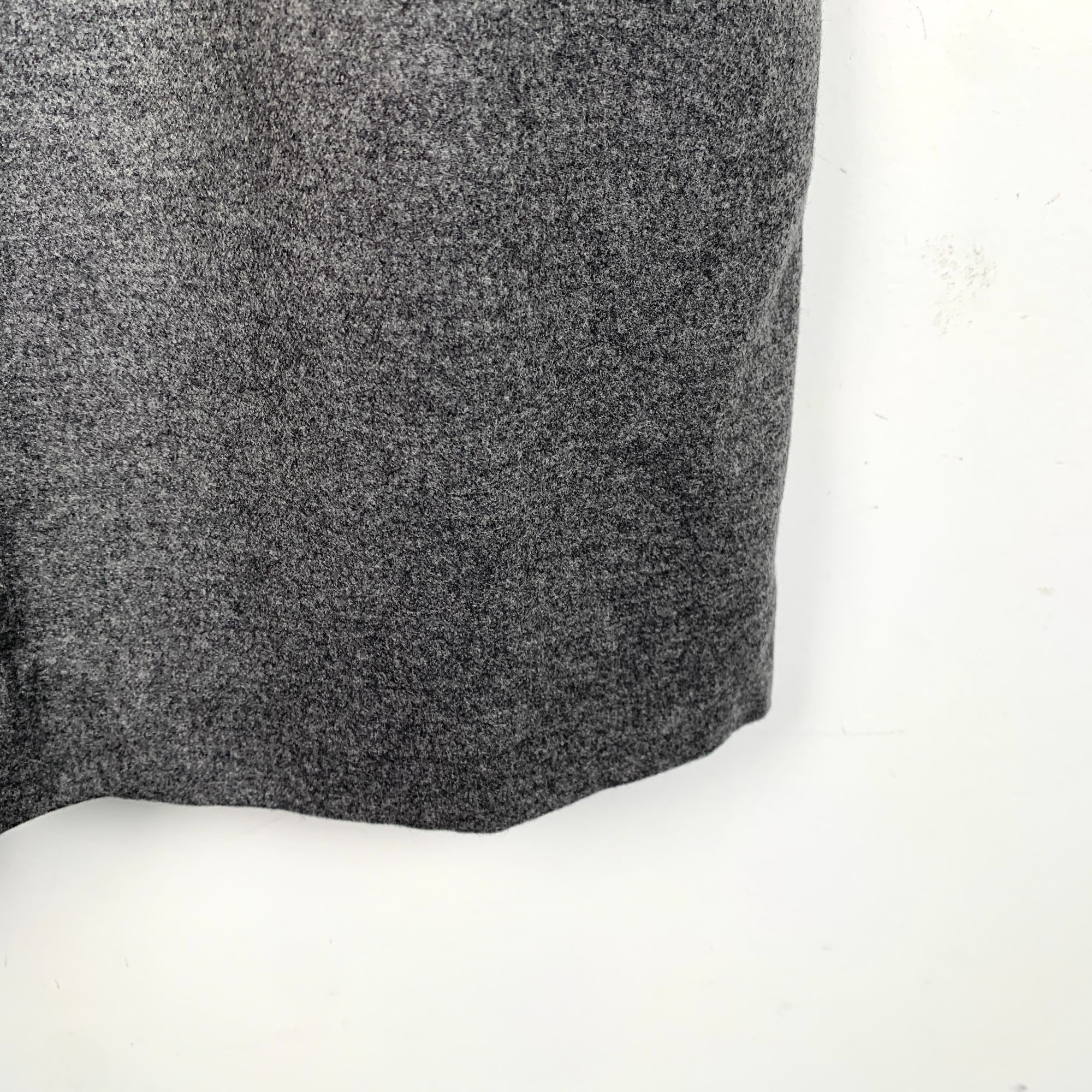 Hermes Hermès Womens Dark Grey Wool & Cashmere Blend Straight-Leg P Size 36" / US 14 / IT 50 - 4 Thumbnail