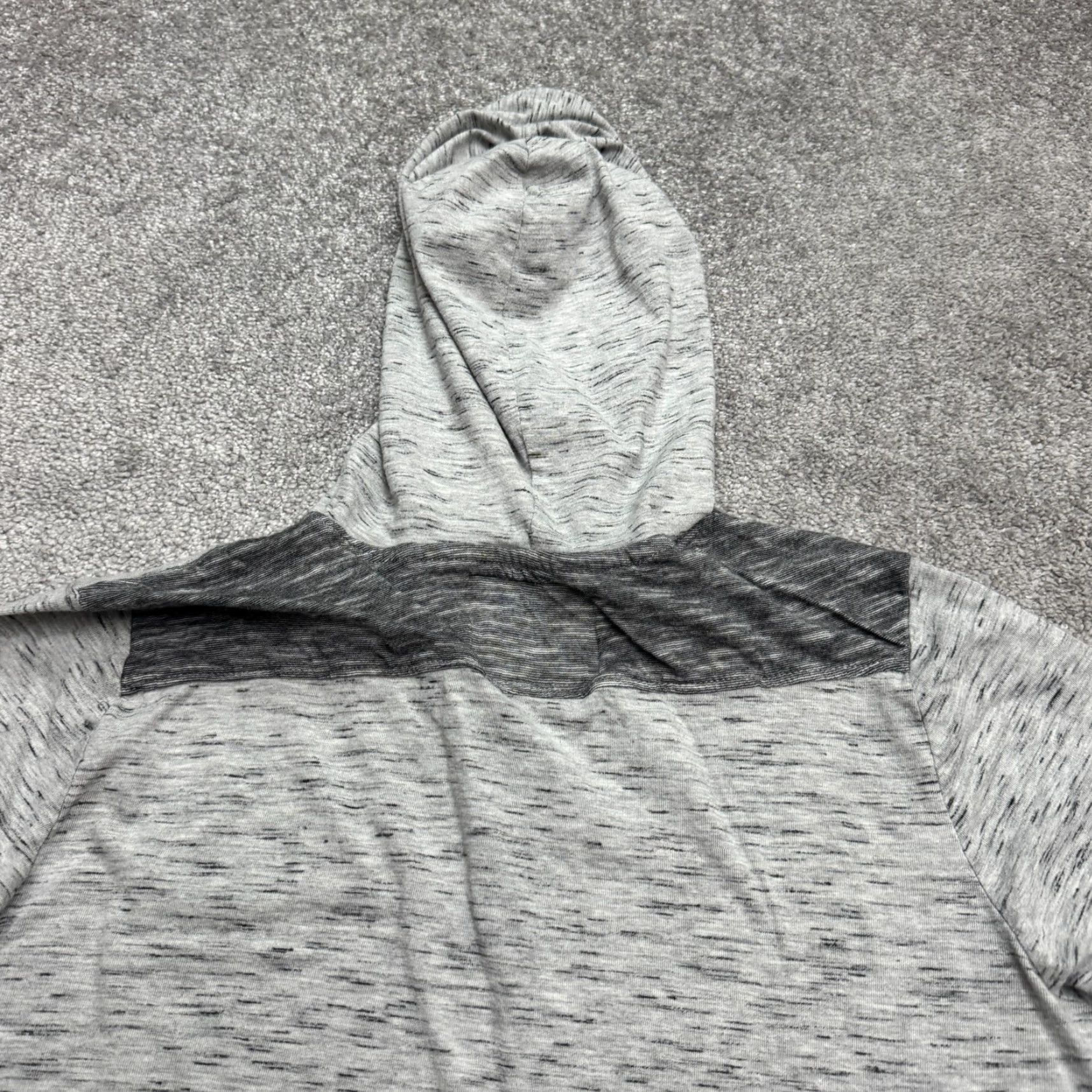 Hudson Hudson Barrow Hoodie Shirt Mens Large Heather Gray Long Sleeve Cotton Size US L / EU 52-54 / 3 - 4 Thumbnail