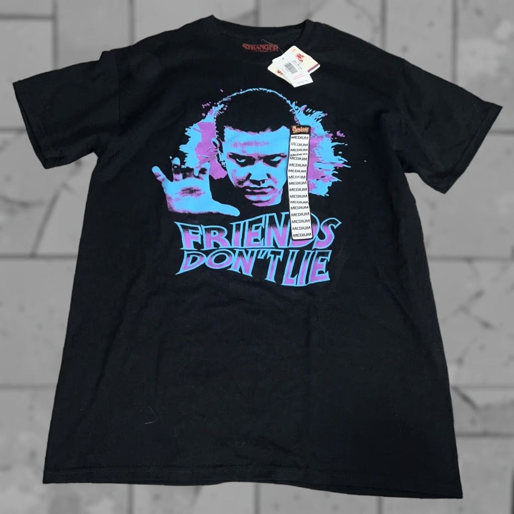 Vintage VINTAGE Stranger Things Netflix T-Shirt Men’s Medium Black Men's Apparel Size US M / EU 48-50 / 2 - 1 Thumbnail