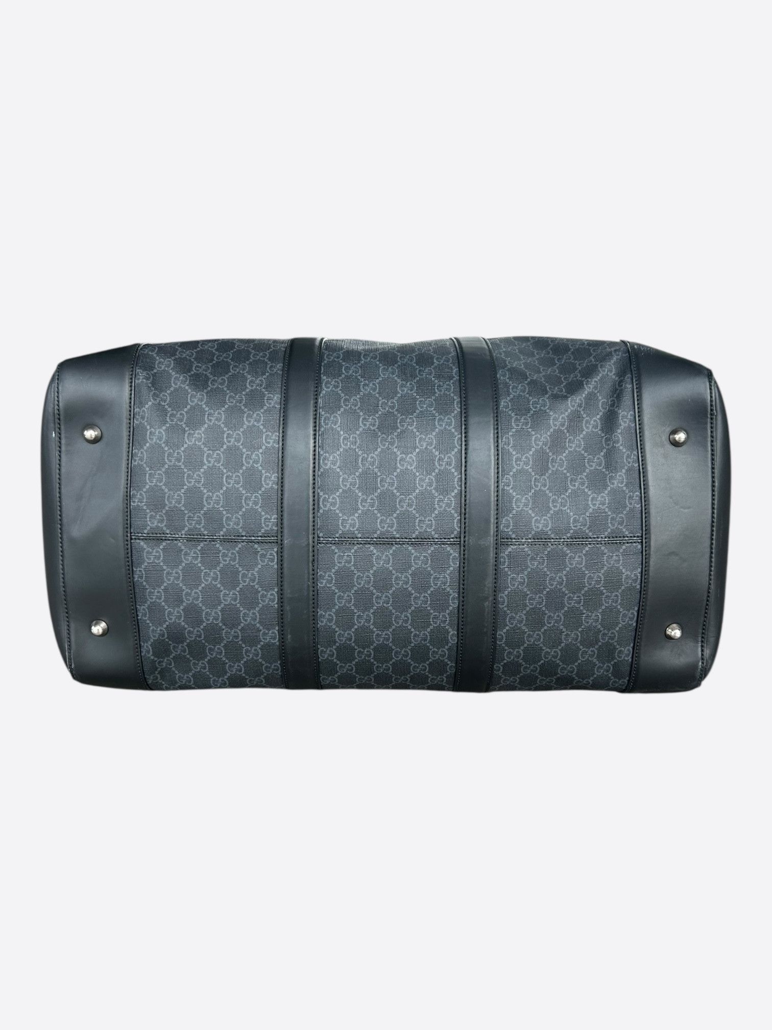 Gucci Gucci Black GG Monogram Large Duffel Bag Size ONE SIZE - 5 Thumbnail