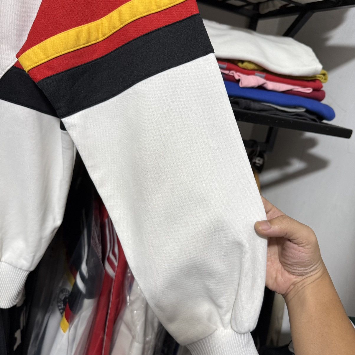 Vintage Vintage adidas 80s germany track top Size US M / EU 48-50 / 2 - 18 Thumbnail