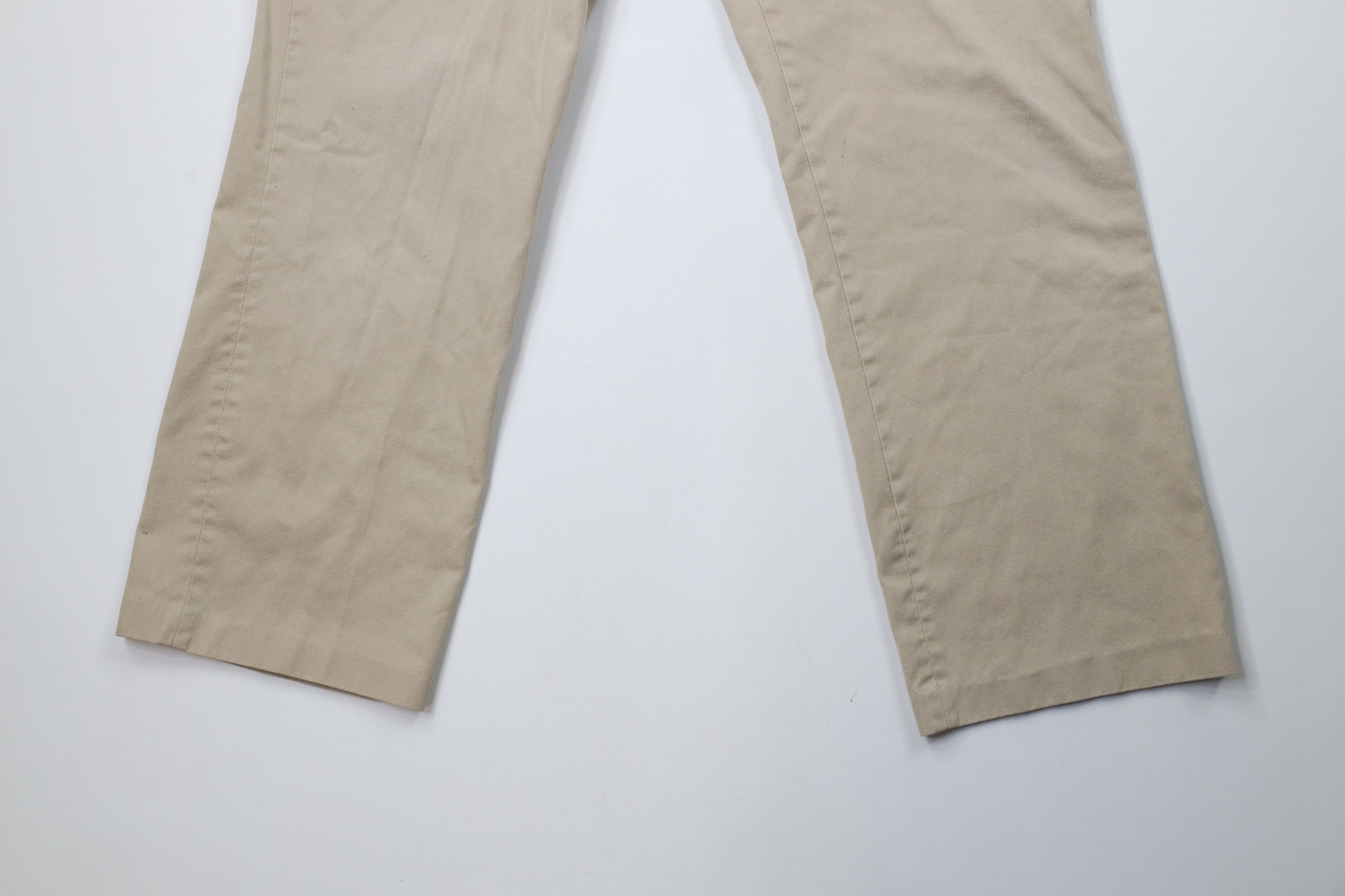 Vintage Vintage 70s Streetwear Wide Leg Chino Pants Beige Cotton Size US 34 / EU 50 - 4 Thumbnail