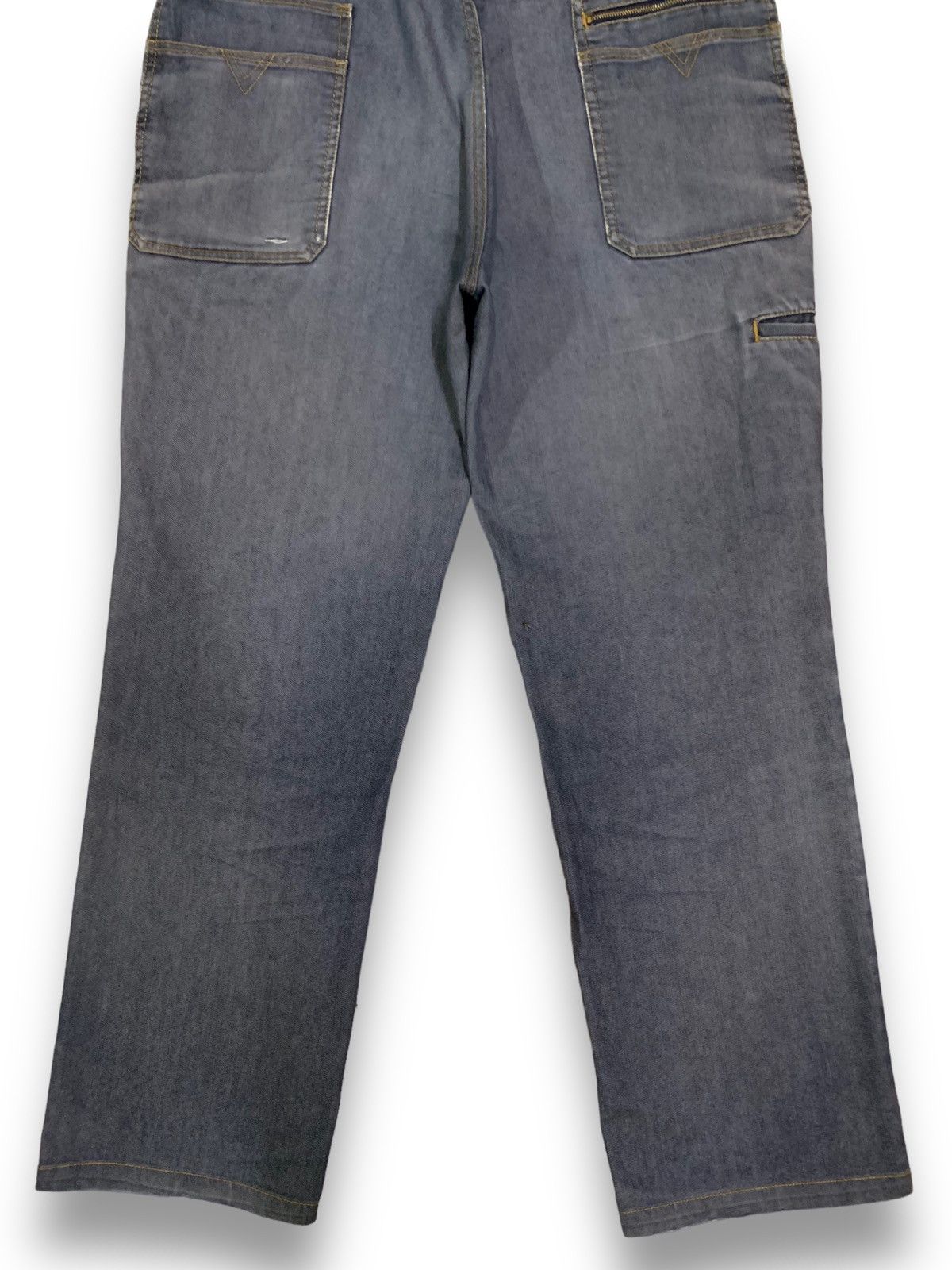Japanese Brand Vintage Comme Le Vent Multi-pockets Baggy Carpenter Jeans Size US 34 / EU 50 - 16 Thumbnail
