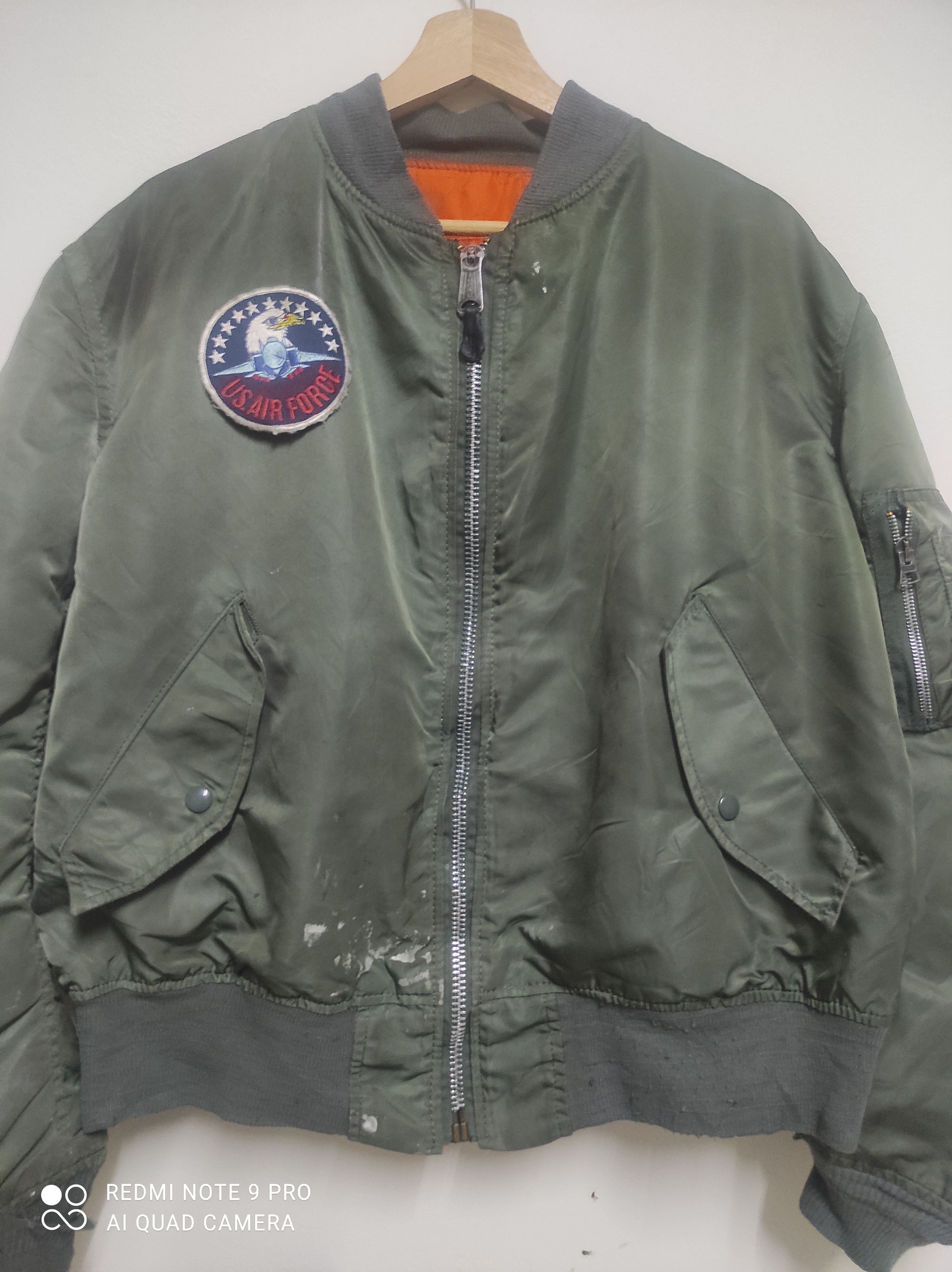 Alpha Industries Vintage Alpha Industries MA-1 Flight Jacket Size US M / EU 48-50 / 2 - 5 Thumbnail