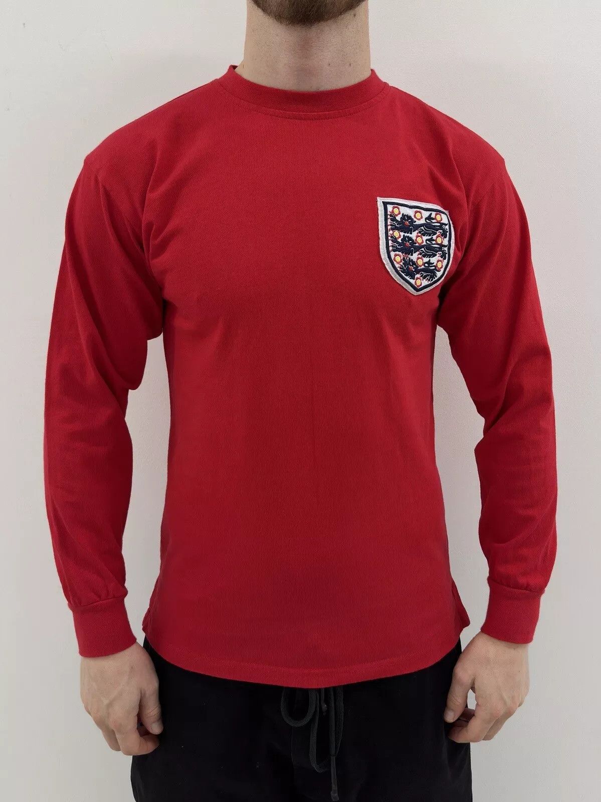 Vintage England National 1966 Score Draw Bobby Moore jersey shirt Size US M / EU 48-50 / 2 - 1 Thumbnail
