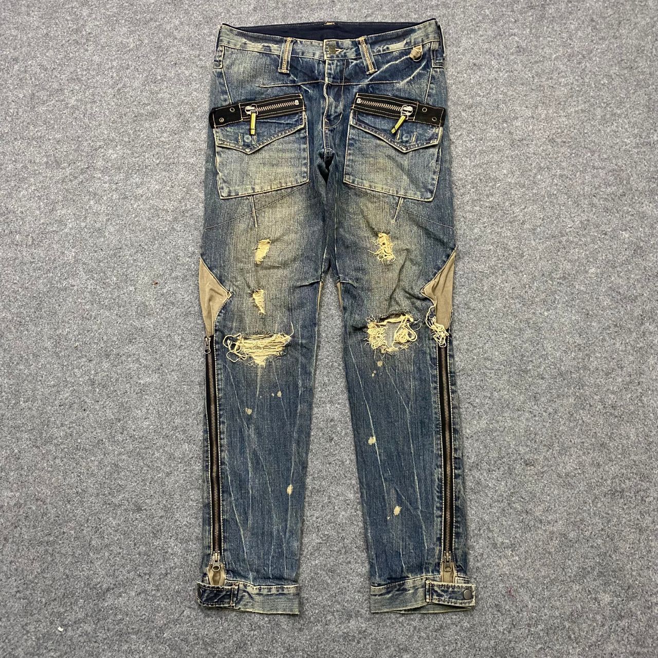 Hysteric Glamour 💥Best Offer💥Vintage PPFM Punk Distressed Denim Size US 32 / EU 48 - 1 Thumbnail