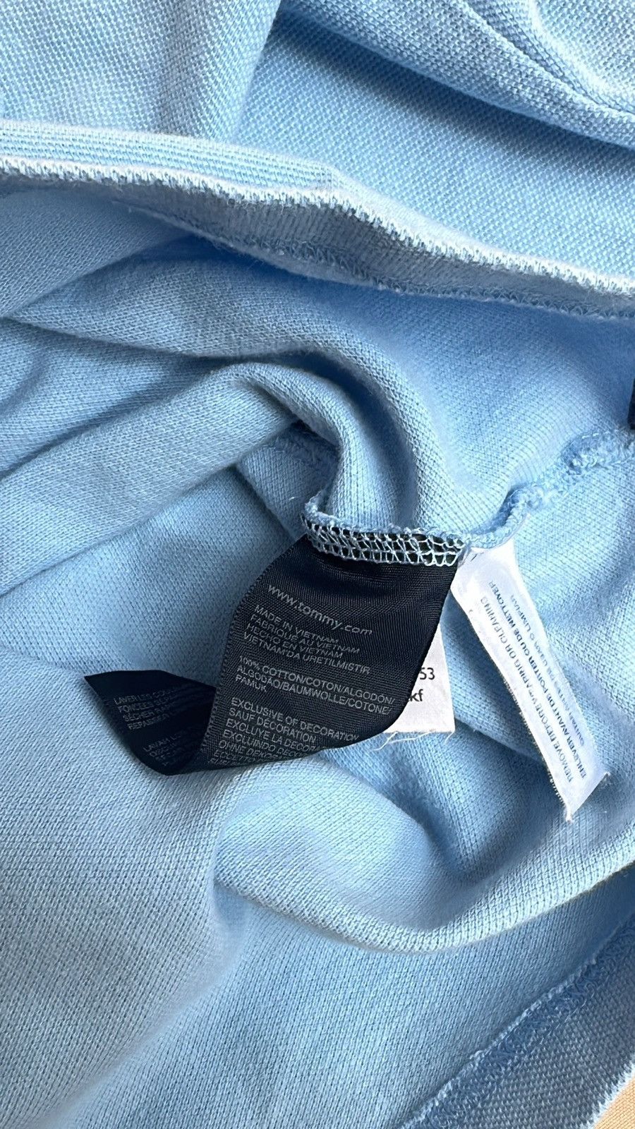 Tommy Hilfiger Tommy Hilfiger Light Blue Long Sleeve Polo Size US S / EU 44-46 / 1 - 5 Thumbnail