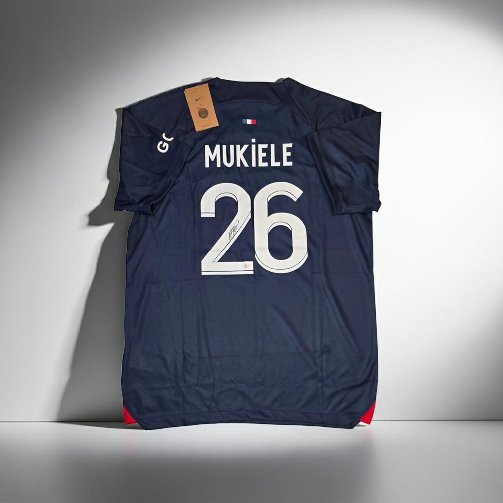 Nordi Mukiele Paris Saint Germain signed soccer jersey COA