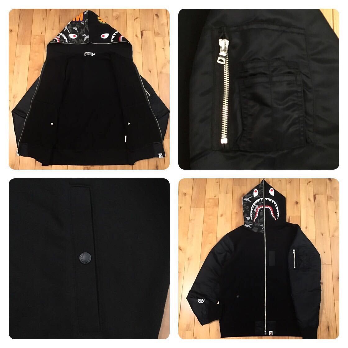 Bape BAPE Digital Camo Military Shark Full Zip Hoodie Jacket APE Size US L / EU 52-54 / 3 - 7 Thumbnail