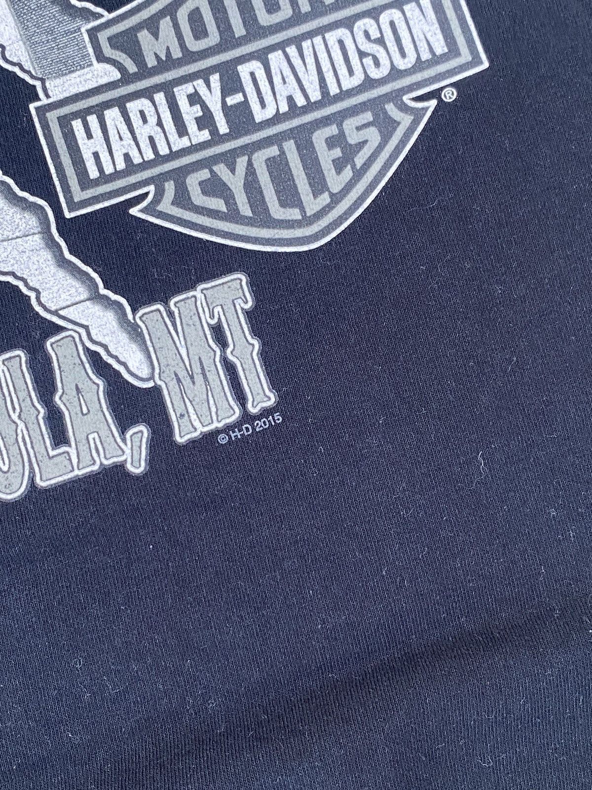 Harley Davidson 2000s Harley Davidson Grizzly Missoula T Shirt Size US XL / EU 56 / 4 - 5 Thumbnail