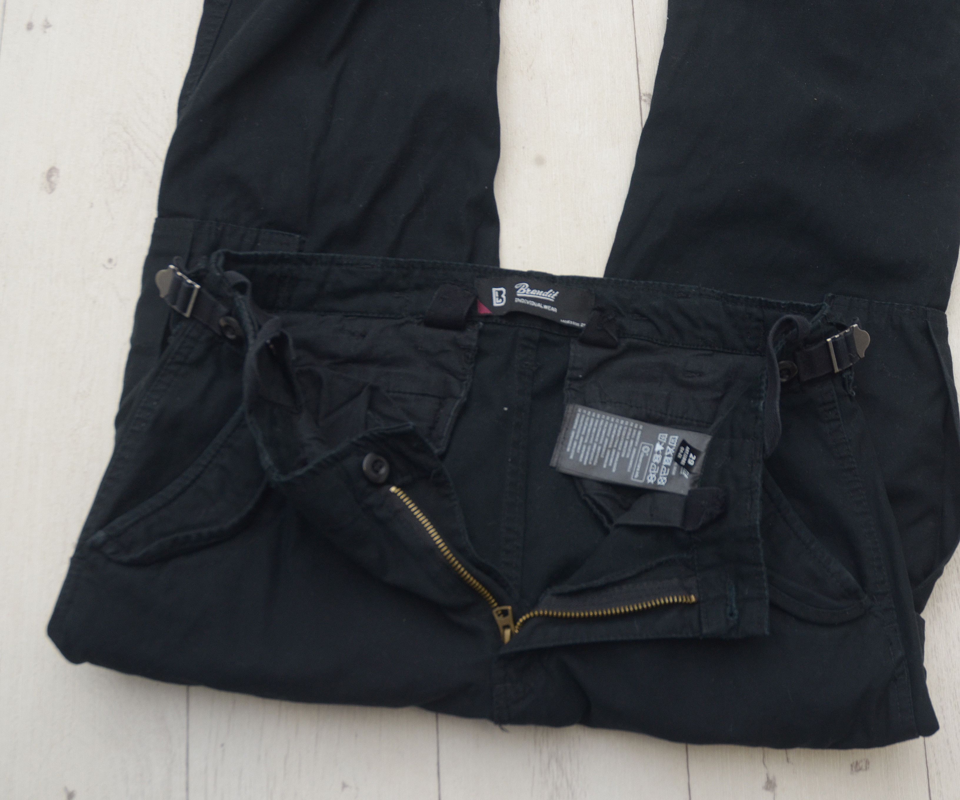 Brandit × Japanese Brand Brandit Japanese Style Bondage Cargo Pants Y2K Military Size 29" - 11 Thumbnail