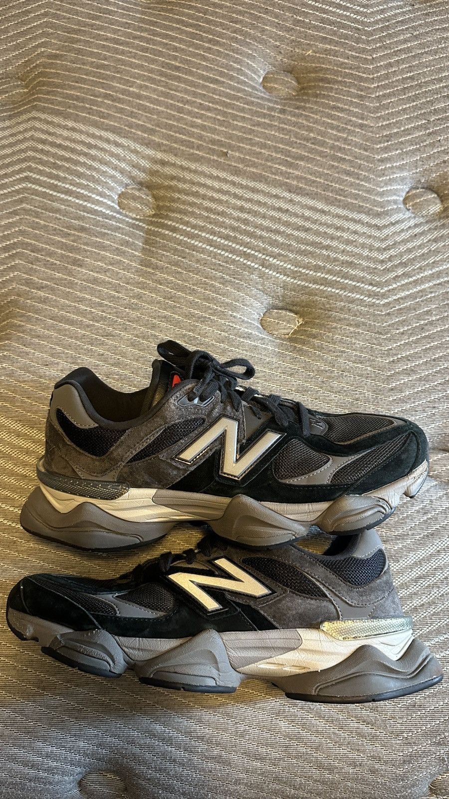 New Balance New Balance 9060 Black Castlerock Size US 12 / EU 45 - 1 Thumbnail