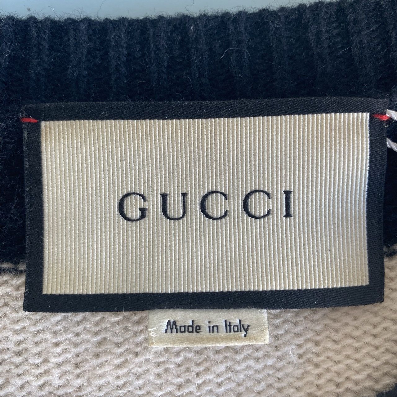 Gucci Gucci Black and White Striped Snoopy Knit Sweater K26WX Size XL / US 12-14 / IT 48-50 - 5 Thumbnail